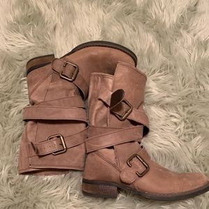 Grey Steve Madden Boots